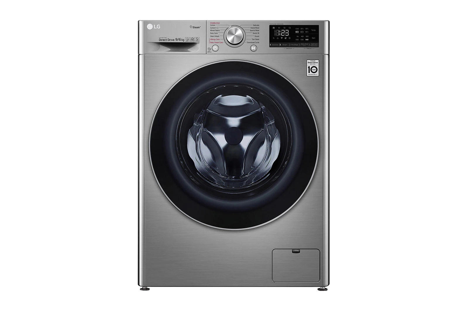 LG F4V3VRWKPE 1400 Devir 9 kg / 6 kg Kurutmalı Çamaşır Makinesi