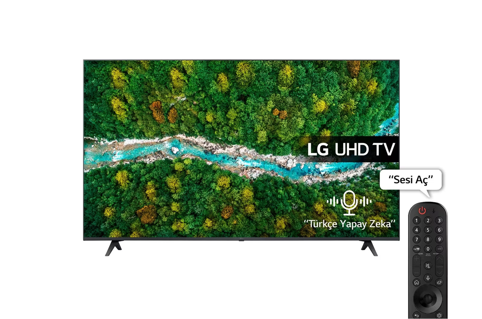 LG UP77 50UP77006LB 4K Ultra HD 50" 127 Ekran Uydu Alıcılı Smart LED TV