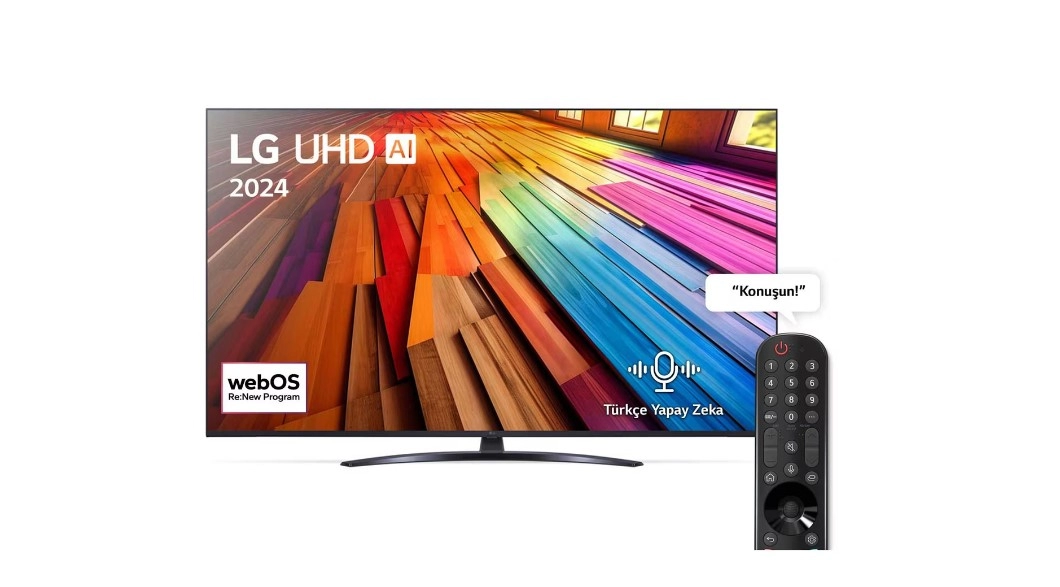 LG 65UT81006LA 4K Ultra HD 65" 165 Ekran Uydu Alıcılı webOS Smart LED TV