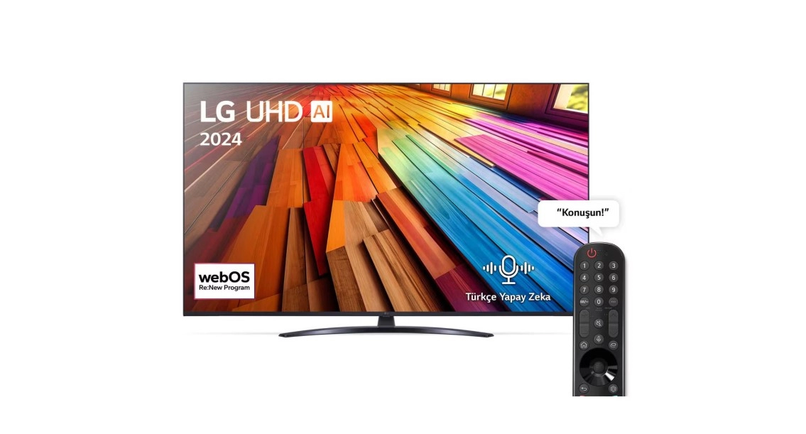 LG 55UT81006LA 4K Ultra HD 55" 140 Ekran Uydu Alıcılı webOS Smart LED TV