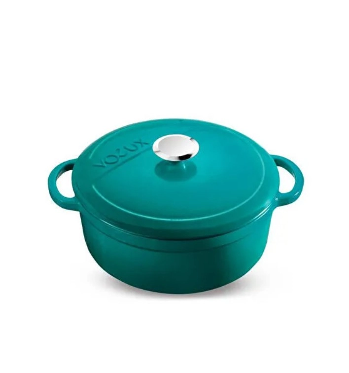 Voeux Profond Turkuaz Derin Döküm Tencere 28 Cm