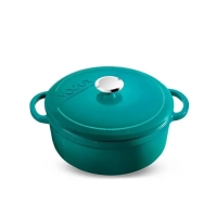 Voeux Profond Turkuaz Derin Döküm Tencere 28 Cm