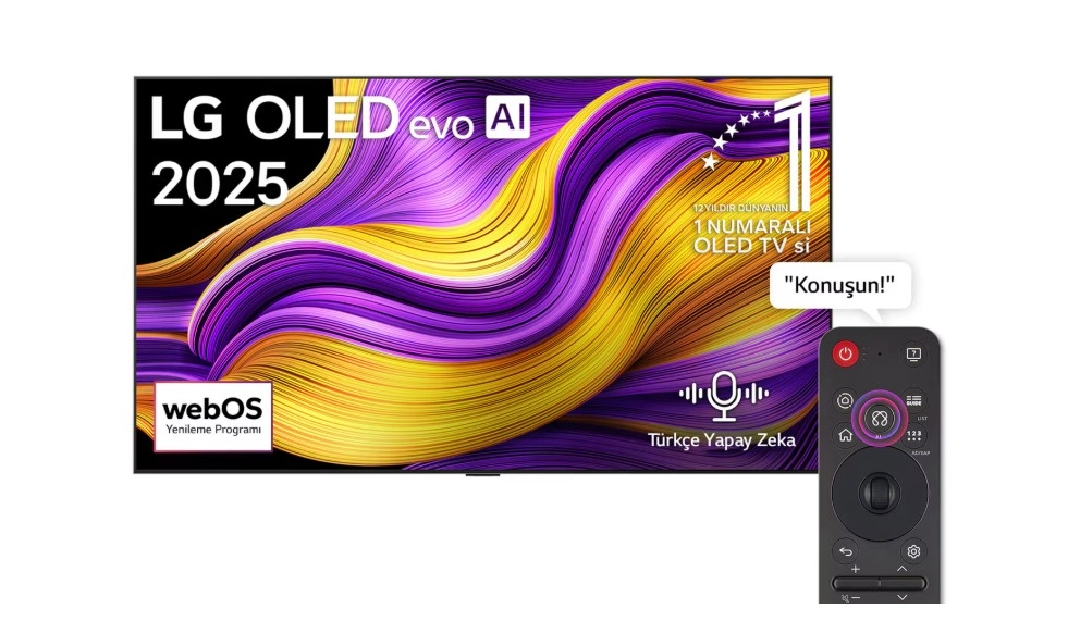 LG OLED65G55LW 4K Ultra HD 65" 165 Ekran Uydu Alıcılı webOS Smart OLED Evo TV (B-GRADE)