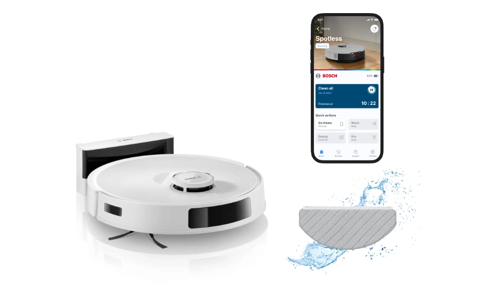 Bosch Spotless Advanced BCRC2W Akıllı Robot Süpürge